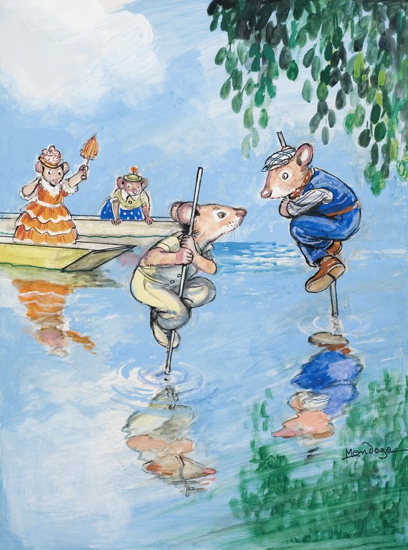 Stadtmaus und Landmaus von Philip Mendoza
