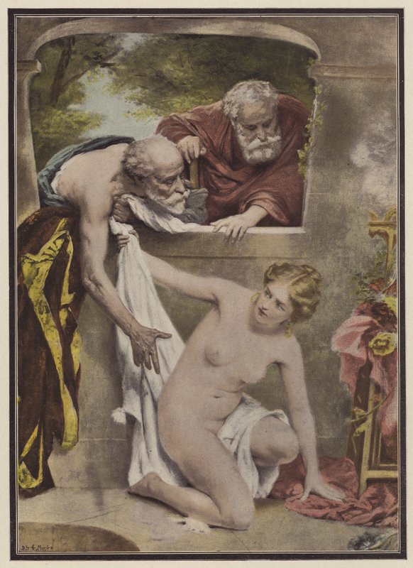 Susanna und die Ältesten von Philippe Felix Dupuis
