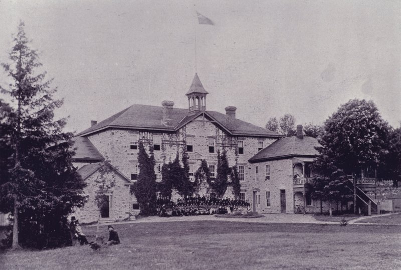 Kanada: Shingwauk und Wawanosh Home (s/w Foto) von Photographer Canadian