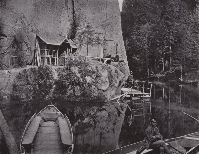 Edmundsklamm, Vordere Bootsstation von Photographer German