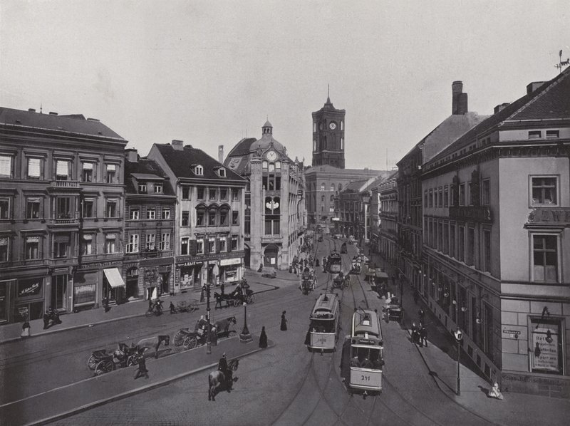 Molkenmarkt, Spandauer Straße und Rathaus von Photographer German