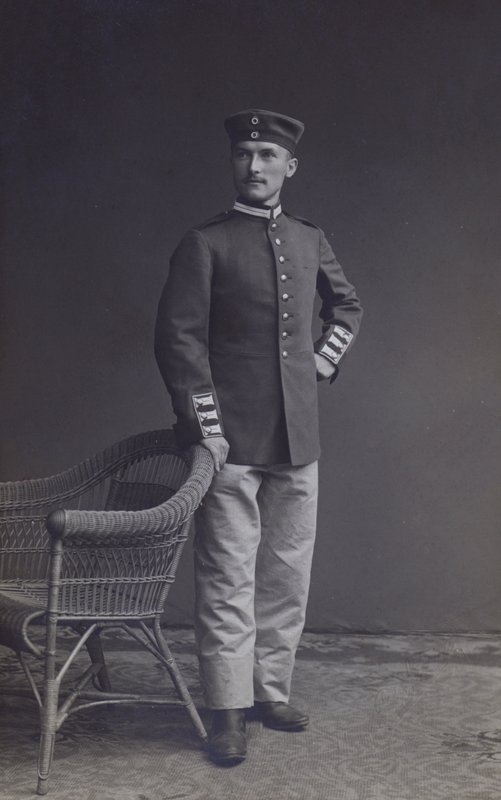 Porträt eines deutschen Soldaten von Photographer German