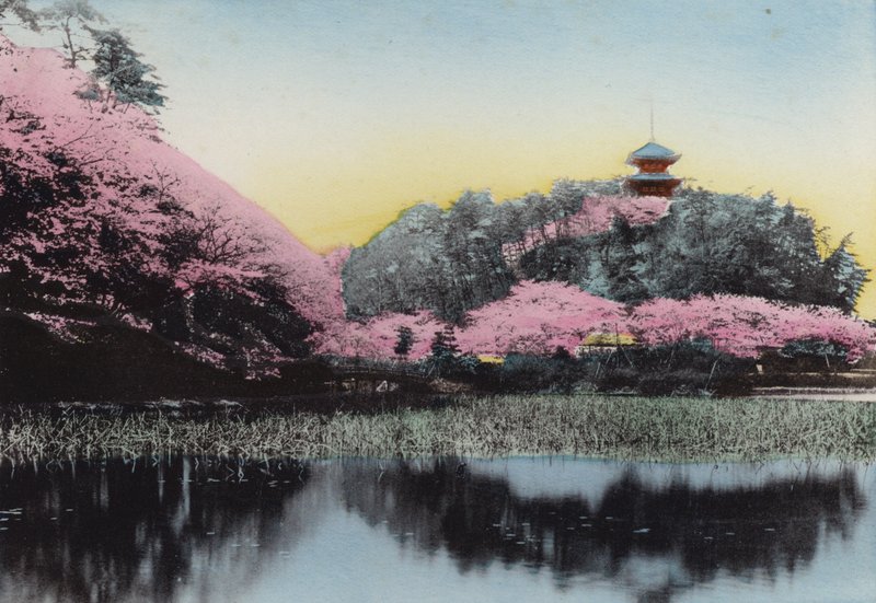 Japan, ca. 1912: Sankeiyen, Herr Haras privater Garten, Honmoku, Yokohama von Photographer Japanese