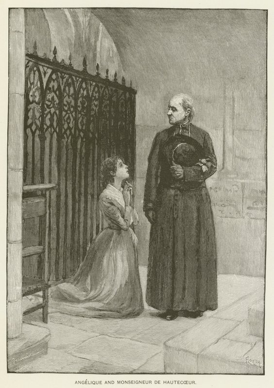 Angelique und Monseigneur de Hautecoeur von Pierre Georges Jeanniot