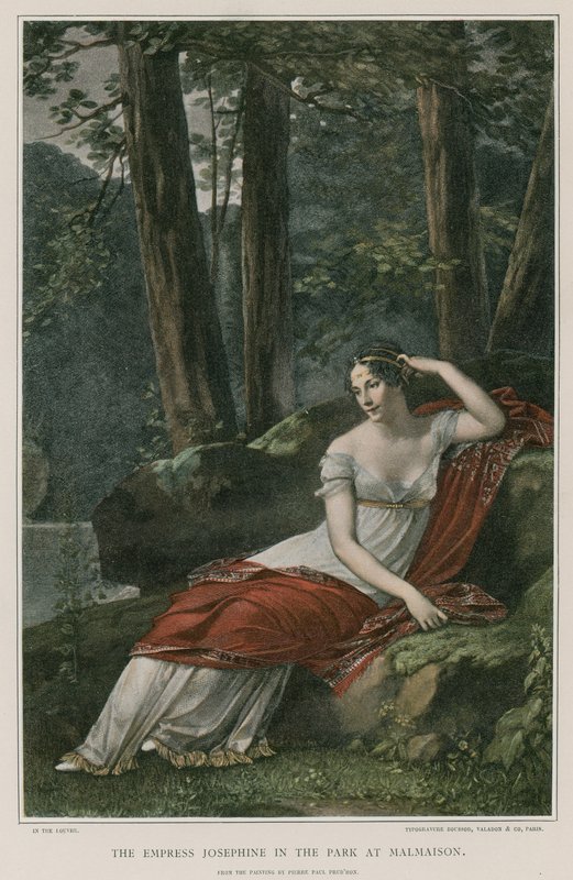 Die Kaiserin Josephine im Park von Malmaison von Pierre-Paul Prudhon