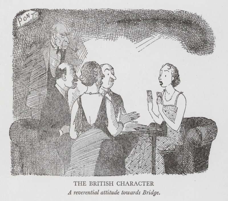 Der britische Charakter, eine ehrfürchtige Haltung gegenüber der Brücke von Pont (1908 40)