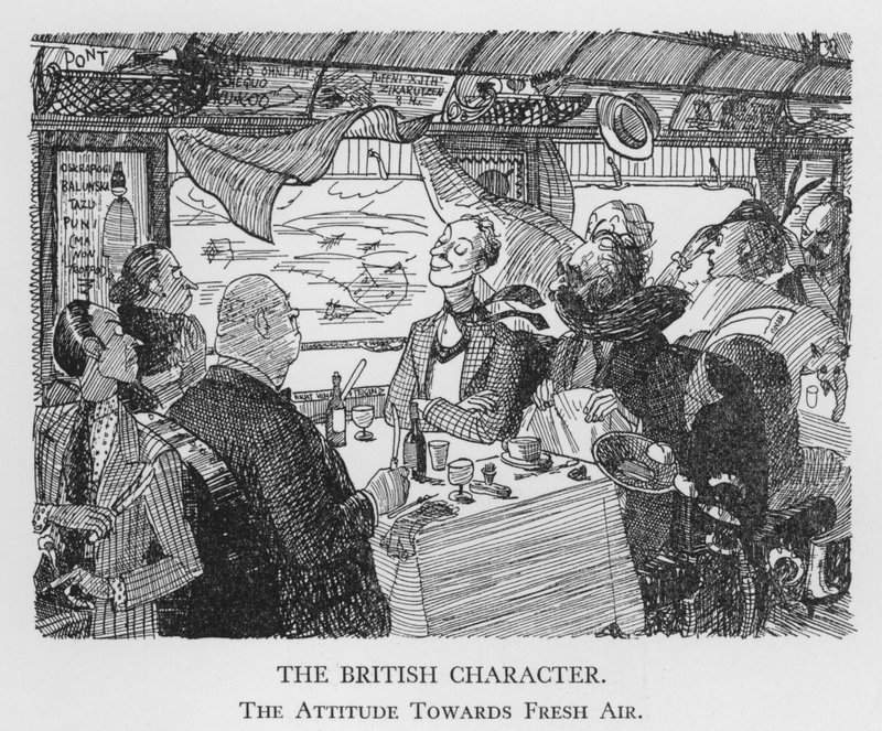 Der britische Charakter, Einstellung zu frischer Luft von Pont