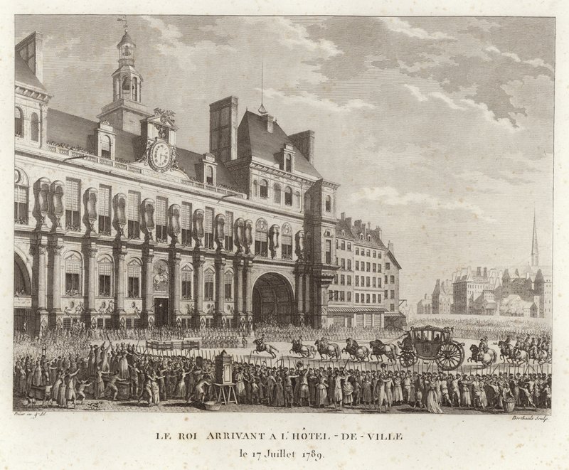 Die Ankunft des Königs im Rathaus von Prieur