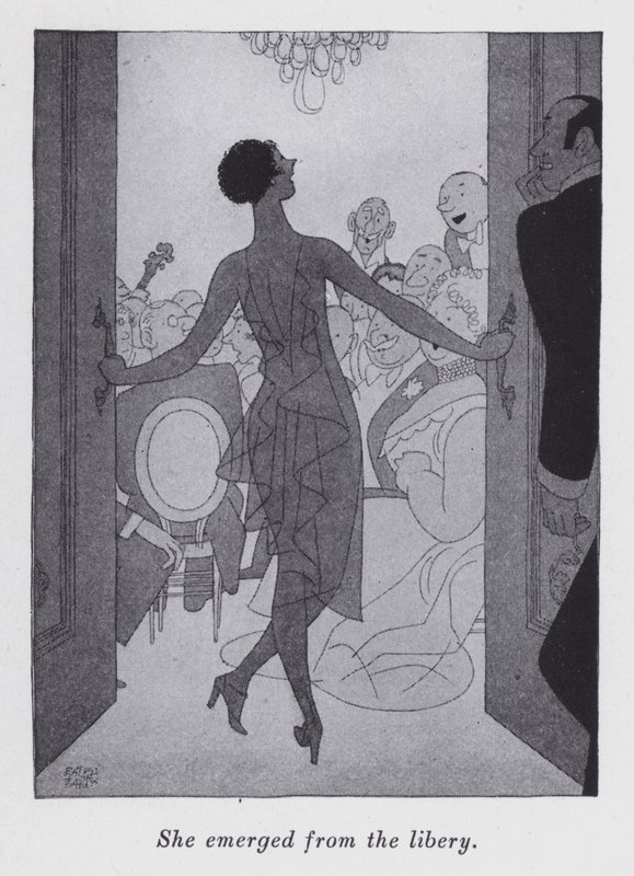 Illustration für "But Gentlemen Marry Brunettes" von Anita Loos von Ralph Barton