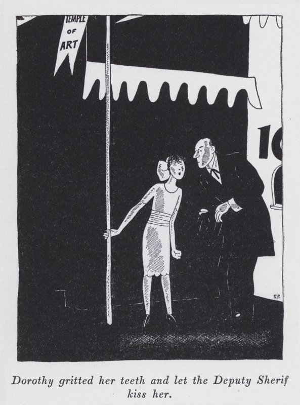 Illustration für "But Gentlemen Marry Brunettes" von Anita Loos von Ralph Barton