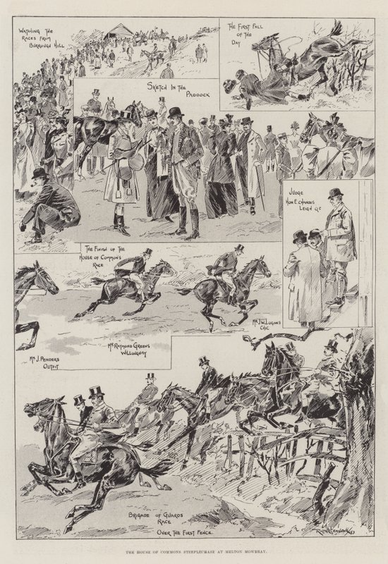 Das Steeplechase des House of Commons in Melton Mowbray von Ralph Cleaver