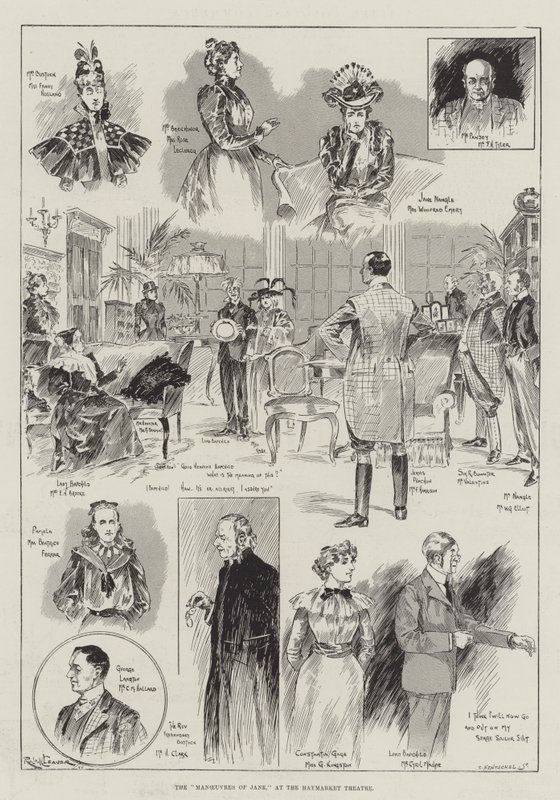 Die Manöver von Jane, im Haymarket Theatre von Ralph Cleaver