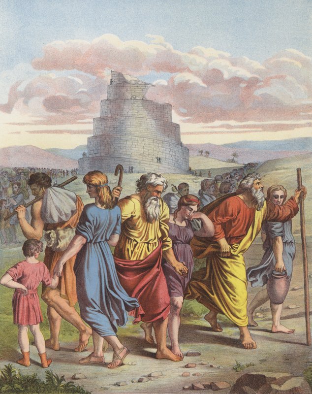 Der Turm von Babel von after Raphael