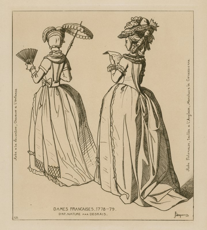 Französische Frauen, 1778-79 von Raphael Jacquemin