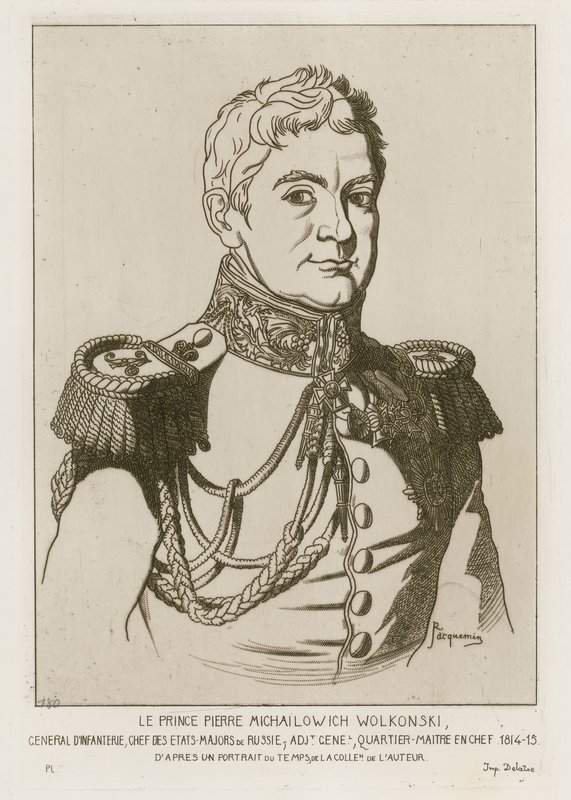 Prinz Pierre Michailowich Wolkonski von Raphael Jacquemin