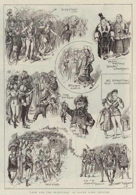 "Jack und die Bohnenranke" im Drury Lane Theatre von Reginald Thomas Cleaver