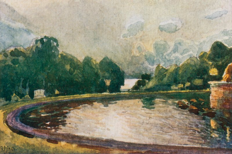 Becken von Latona, Versailles von Rene Binet