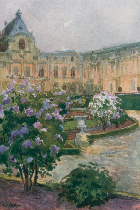 Nördlicher Parterre und Kapelle, Versailles von Rene Binet