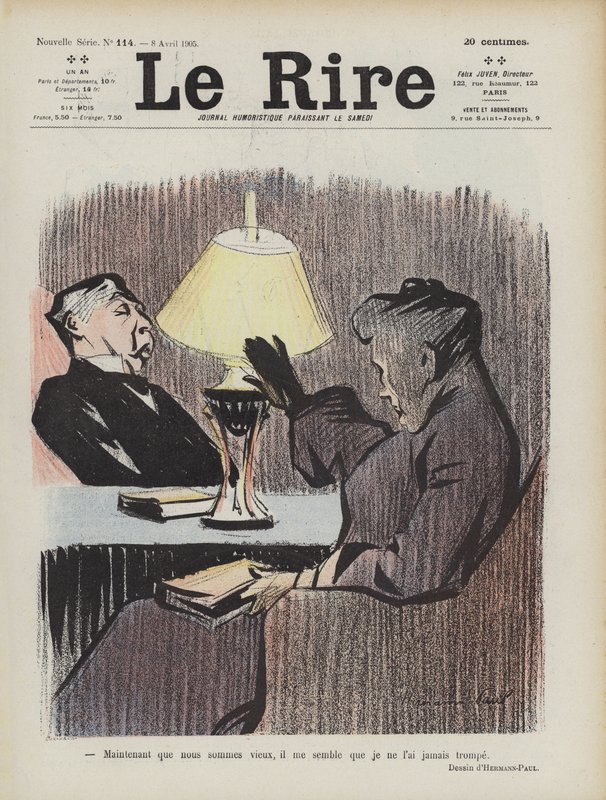 Illustration für Le Rire von Rene George Hermann Paul