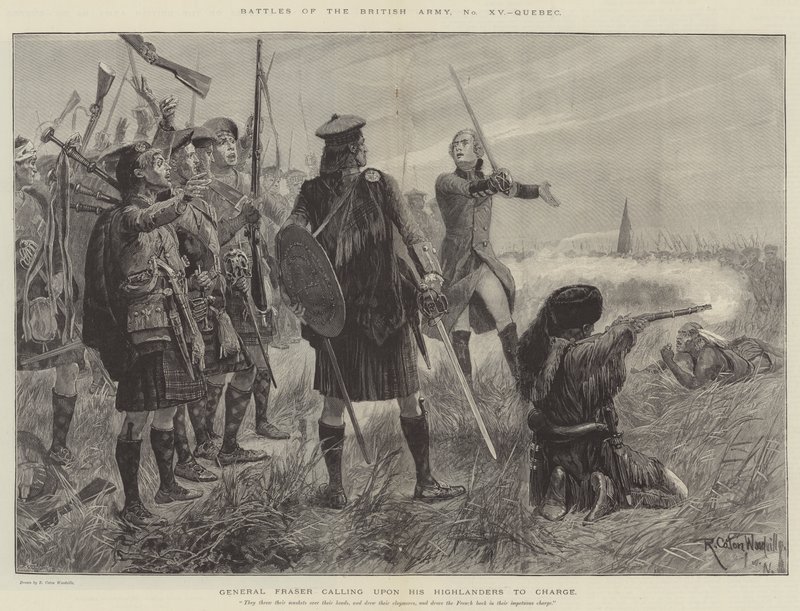 Schlachten der britischen Armee, Quebec von Richard Caton Woodville junior