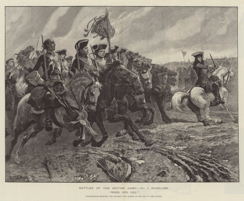 Schlachten der britischen Armee, Ramillies von Richard Caton Woodville junior