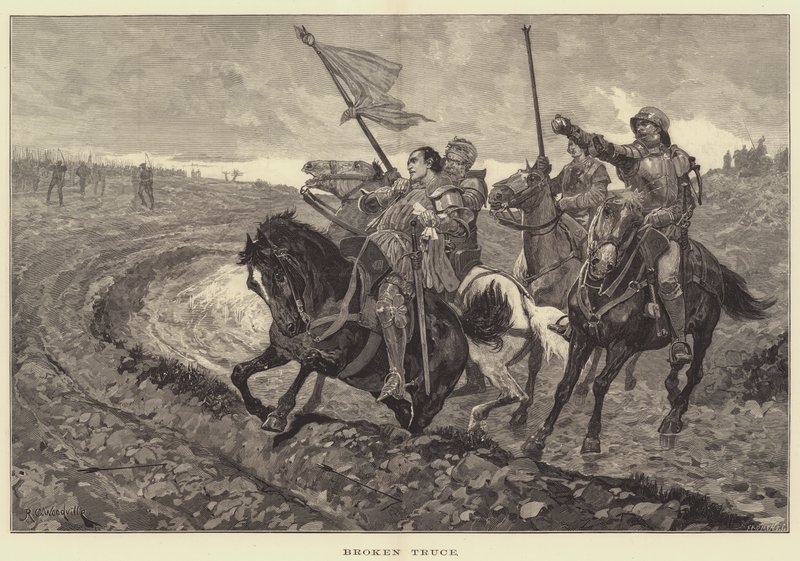 Gebrochener Waffenstillstand von Richard Caton Woodville junior