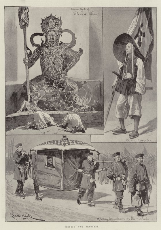 Chinesische Kriegsskizzen von Richard Caton Woodville junior