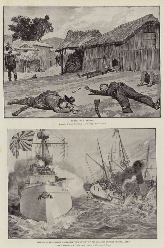 Erster Chinesisch-Japanischer Krieg von Richard Caton Woodville junior