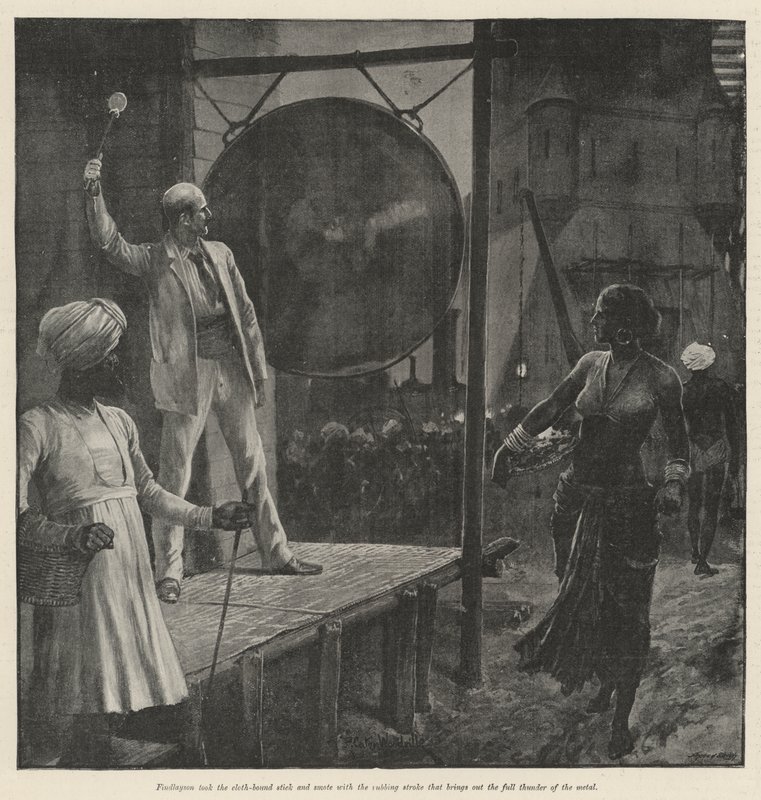Die Brückenbauer, von Rudyard Kipling von Richard Caton Woodville junior