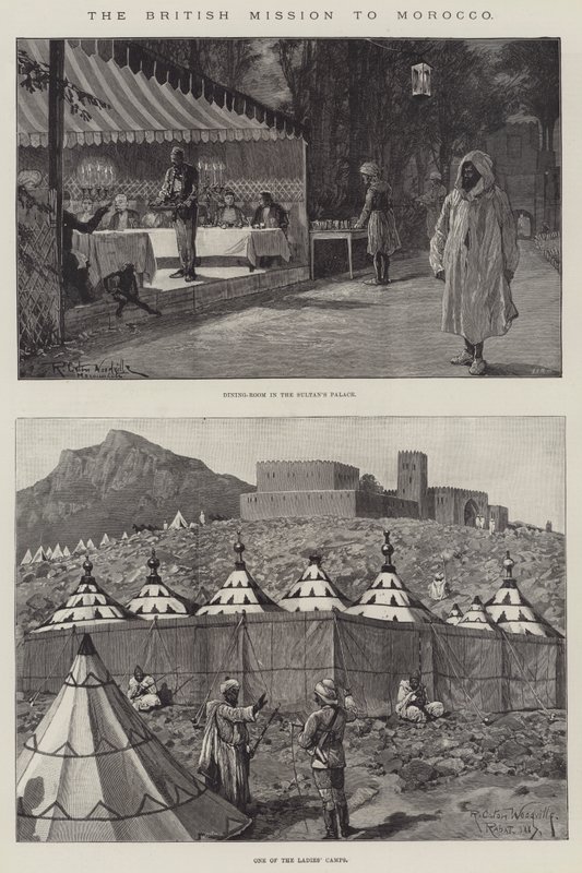 Die britische Mission in Marokko von Richard Caton Woodville junior