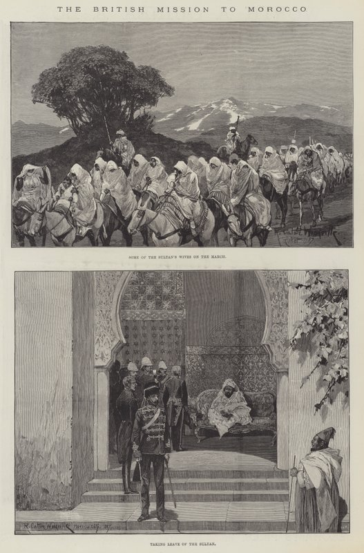 Die britische Mission in Marokko von Richard Caton Woodville junior