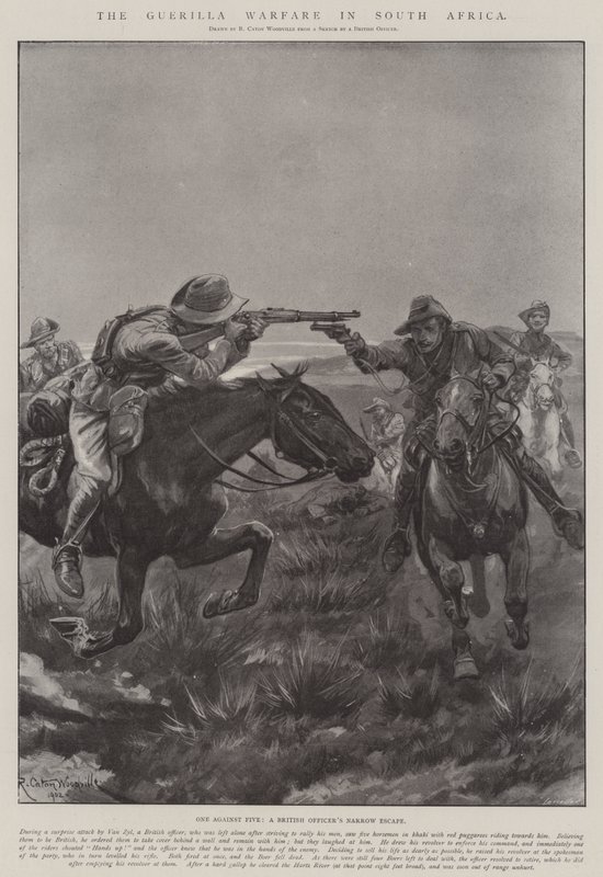 Der Guerillakrieg in Südafrika von Richard Caton Woodville junior