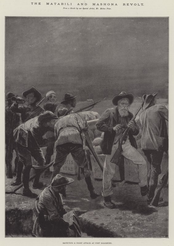 Der Matabili- und Mashona-Aufstand von Richard Caton Woodville junior