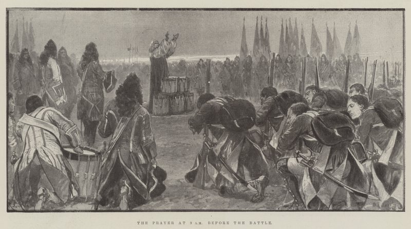 Das Gebet um 3 Uhr morgens vor der Schlacht von Richard Caton Woodville junior