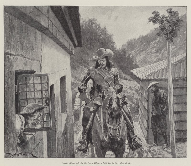Unter dem roten Mantel, von Stanley J Weyman von Richard Caton Woodville junior