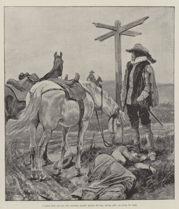 Unter dem roten Gewand, von Stanley J Weyman von Richard Caton Woodville junior