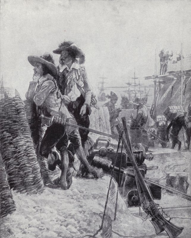 Gründung von Fort St. George, Madras, durch Francis Day von der East India Company von Richard Caton II (after) Woodville