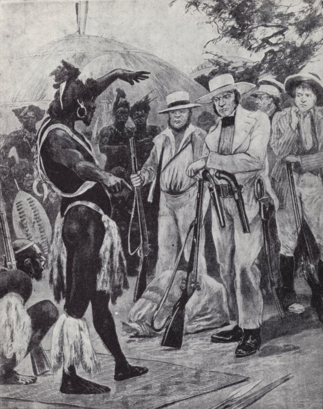 Francis Farewell von der Farewell Trading Company, Gründer der Port Natal Kolonie in Südafrika von Richard Caton II (after) Woodville