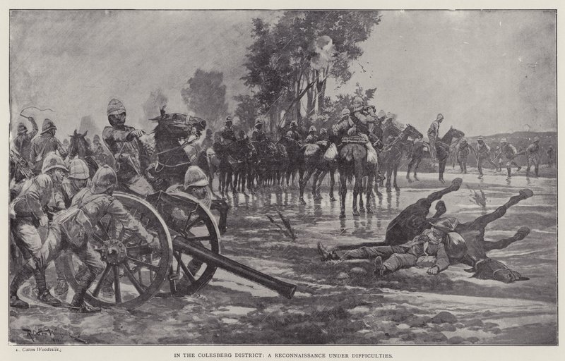Im Colesberg-Distrikt, eine schwierige Aufklärung von Richard Caton II (after) Woodville