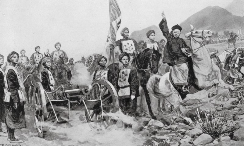 Der Chinesisch-Japanische Krieg von Richard Caton II (after) Woodville