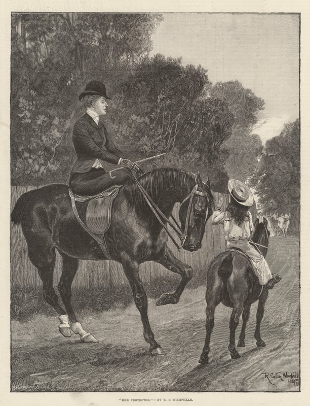 Ihr Beschützer von Richard Caton Woodville junior