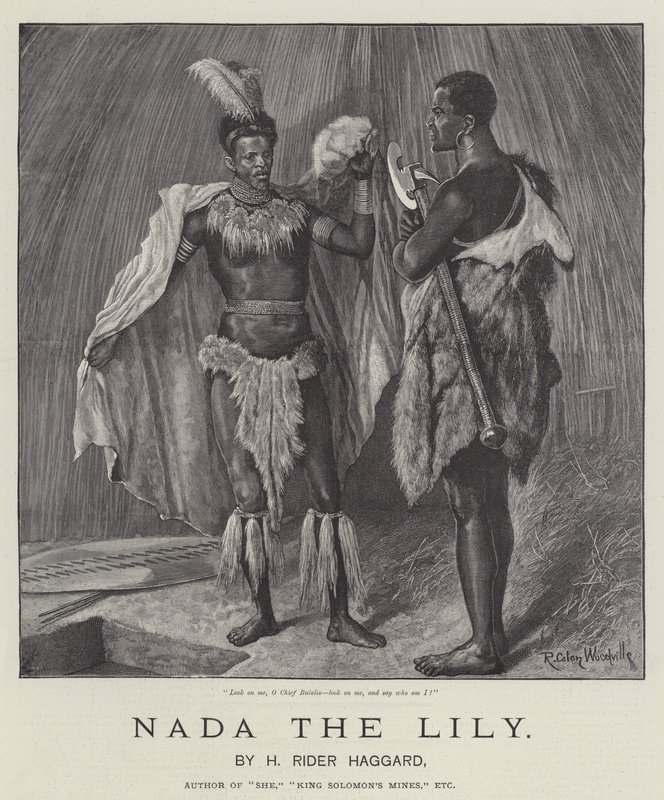 Nada die Lilie, von H. Rider Haggard von Richard Caton Woodville junior