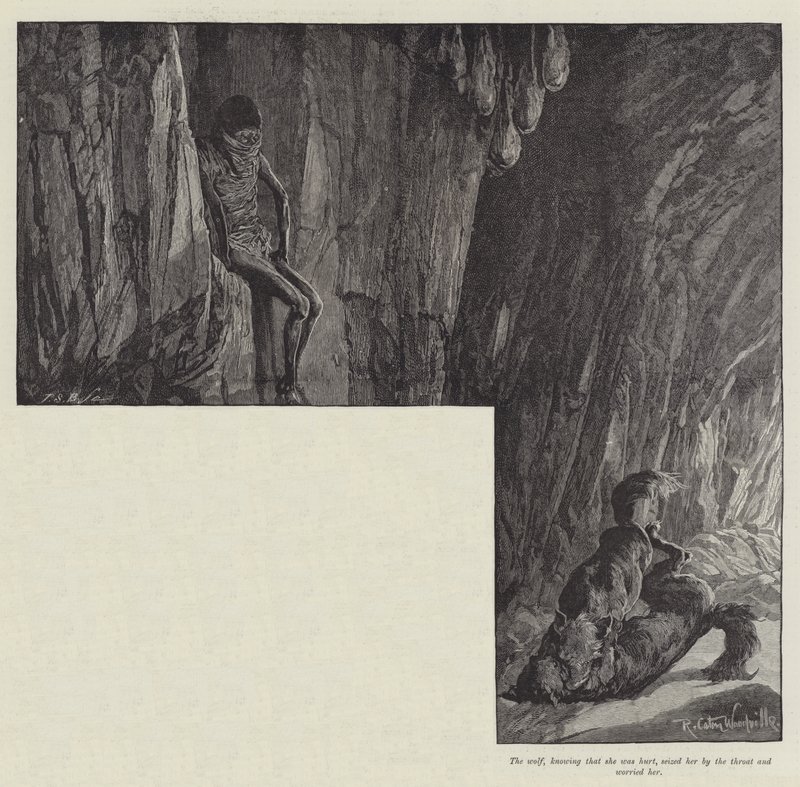 Nada die Lilie, von H. Rider Haggard von Richard Caton Woodville junior