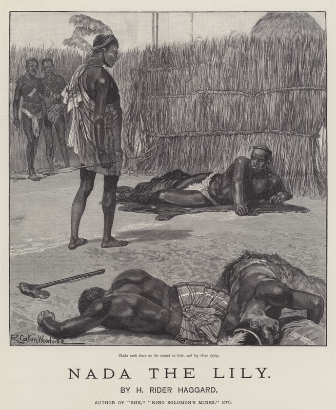 Nada die Lilie, von H. Rider Haggard von Richard Caton Woodville junior