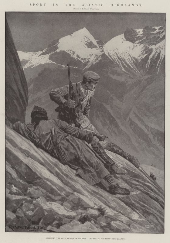 Sport in den asiatischen Hochländern von Richard Caton Woodville junior