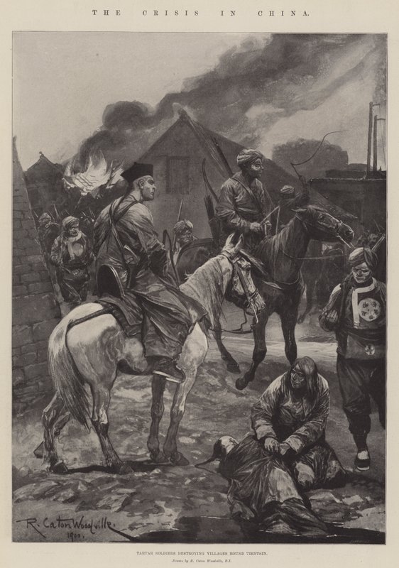 Die Krise in China von Richard Caton Woodville junior