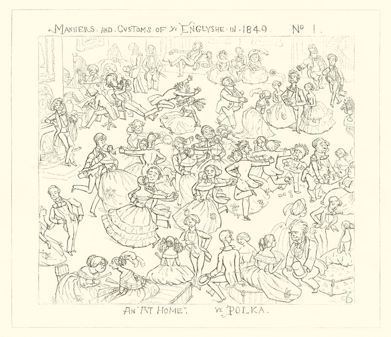 1849, Ein Zuhause, Die Polka von Richard Doyle