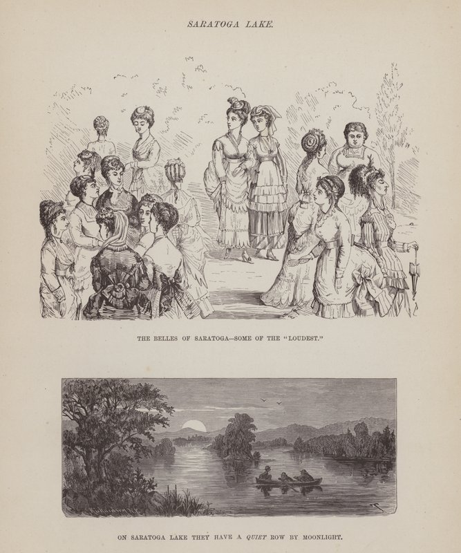 Seite aus The American Tour of Messrs Brown, Jones and Robinson (Gravur) von Richard Doyle