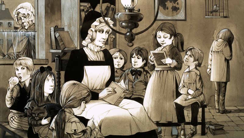 Eine "Dame School" der 1830er Jahre von Richard Hook