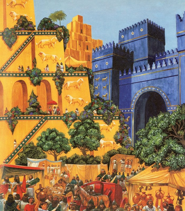 Hängende Gärten von Babylon von Richard Hook